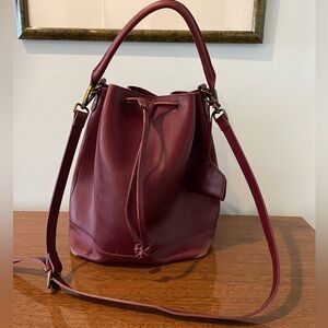 Madewell Lafayette Leather Bucket Bag